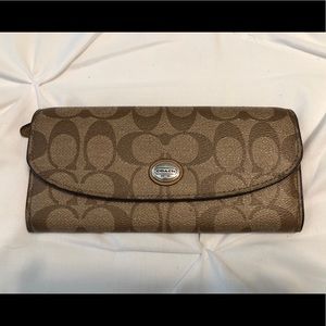 Coach signature wallet